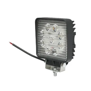 Lampa cu 9 LED-uri 10-60V 27W unghi radiere 60 de grade tip flood 107x107x49mm 6000K IP67 Breckner Germany