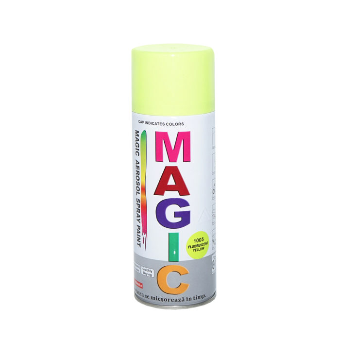SKU00156Spray vopsea galben fluorescent 1005 450 ml